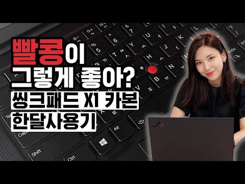 NO광고 컴잘알들이 맥북보다 좋아하는 씽크패드 X1 카본 9세대 한달 사용기