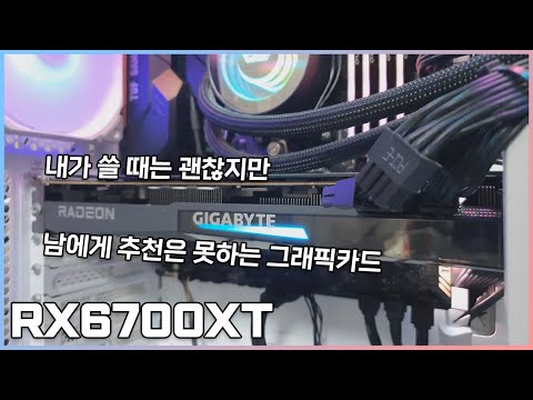 내가 라데온을 추천하지 않는 이유 - 라데온 RX6700XT 리뷰