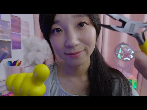 ASMR Doing Your Makeup with Wrong Tools