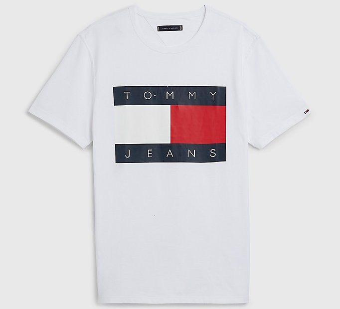 Tommy Jean Flag T-Shirt White | Hogo Yang Store