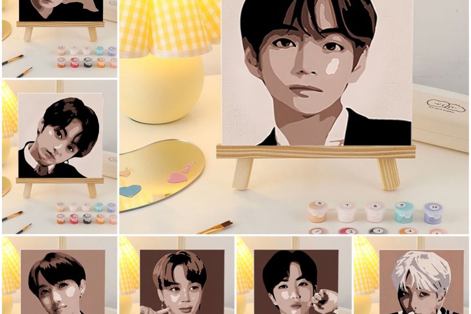 Tranh Tô Màu Bts Giá Tốt T08/2023 | Mua Tại Lazada.Vn