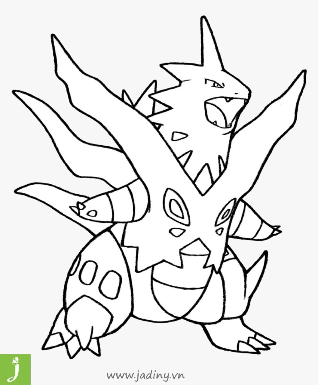Món Quà Tranh Tô Màu Pokemon Mega Evolution Với Đầy Đủ Hình Ảnh Đáng Yêu -  Jadiny
