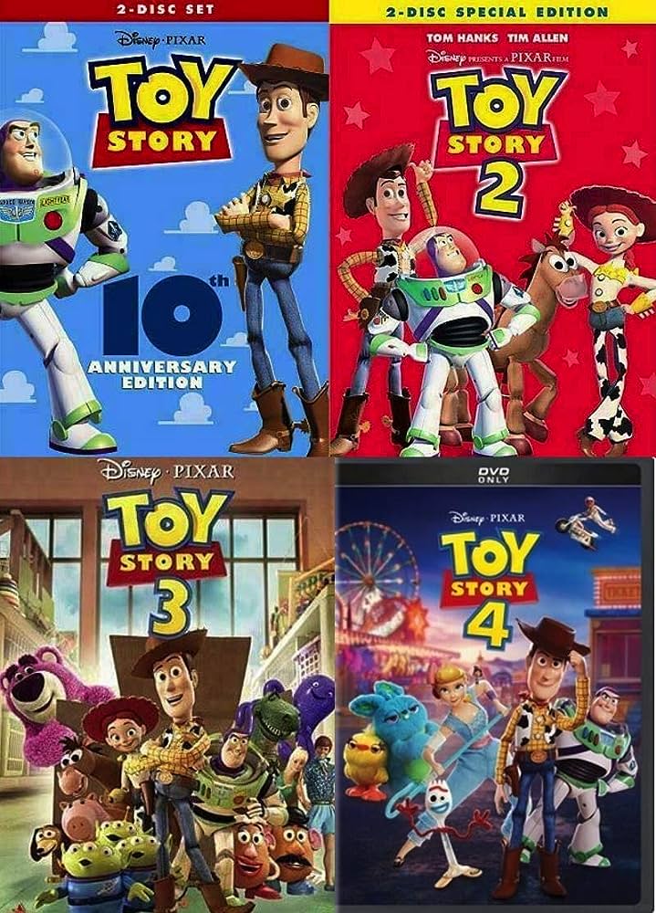 Amazon.Com: Toy Story 1 2 3 4 Dvd Complete Collection : Movies & Tv