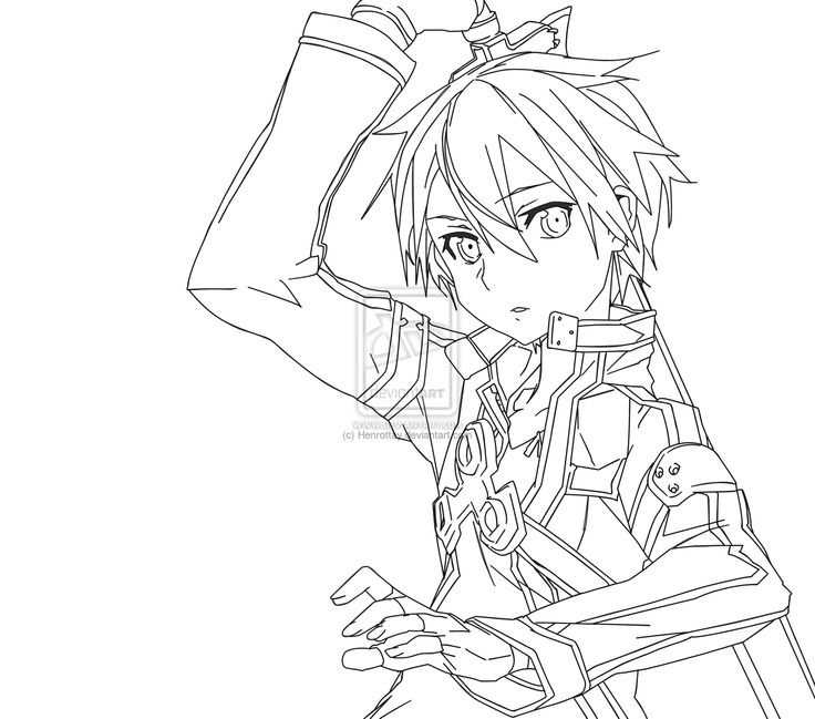 Tổng Hợp Hơn 72 Về Tranh Tô Màu Kirito Mới Nhất - Cdgdbentre.Edu.Vn