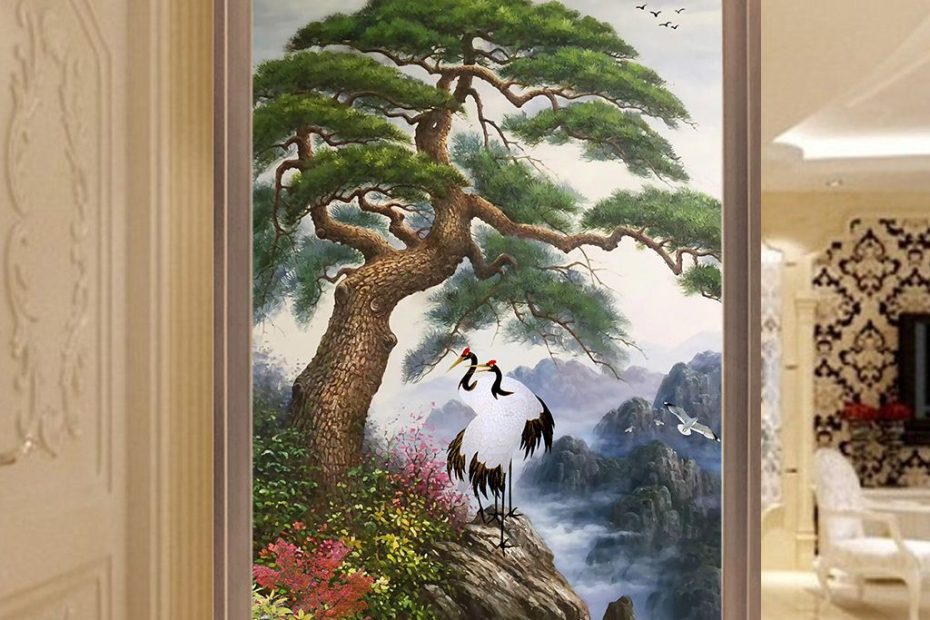 Tranh Gạch Ốp Tường 3Dnh524 - Gạch 3D Nhật Hoàng