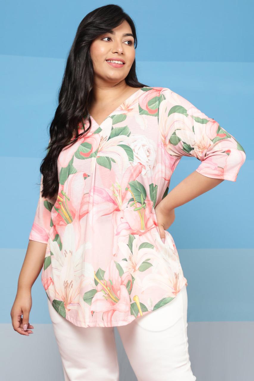Buy Trendy Plus Size Tops For Women In India @Amydus