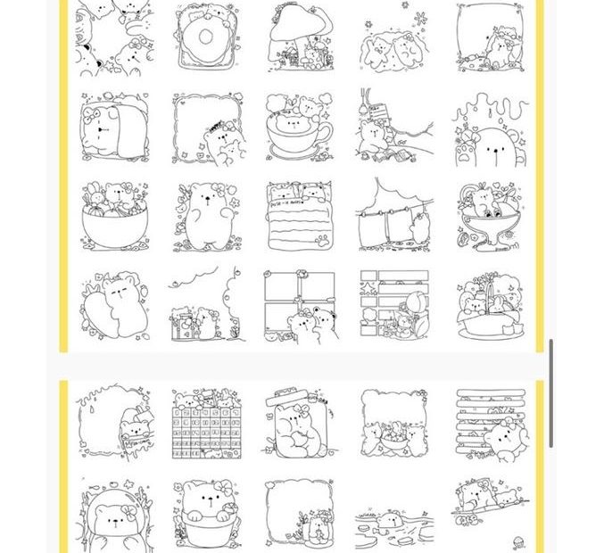 Note Giấy Ghi Chú Tô Màu Dễ Thương Cute Nt017Y - Giấy Notes Tác Giả Oem |  Sachmoinhat.Com