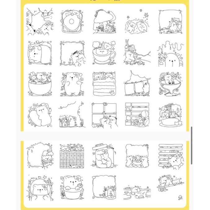 Note Giấy Ghi Chú Tô Màu Dễ Thương Cute Nt017Y - Giấy Notes Tác Giả Oem |  Sachmoinhat.Com