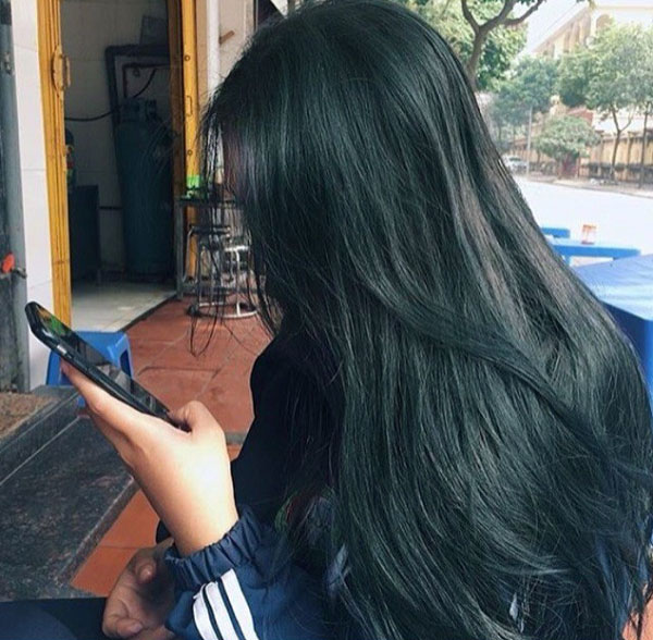 9 Màu Tóc Xanh Rêu Đen, Tóc Rêu Khói Đẹp Hot Trend 2023 | Đẹp365