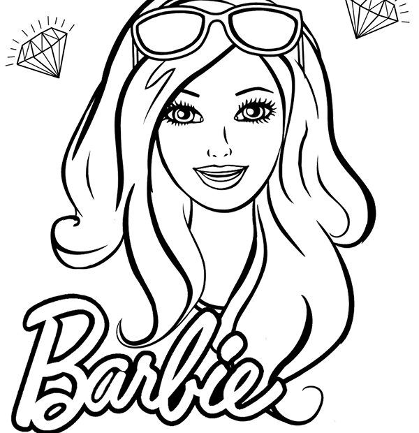 Tranh Tô Màu Công Chúa Barbie