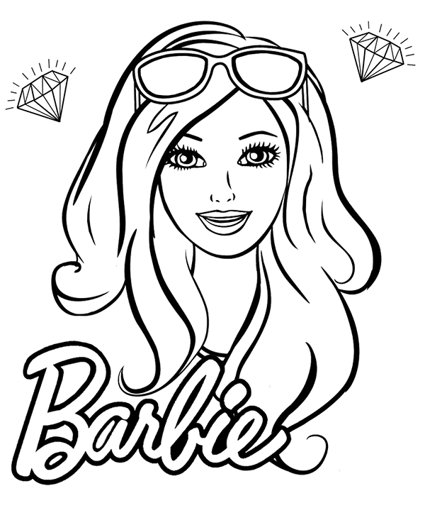 Tranh Tô Màu Công Chúa Barbie