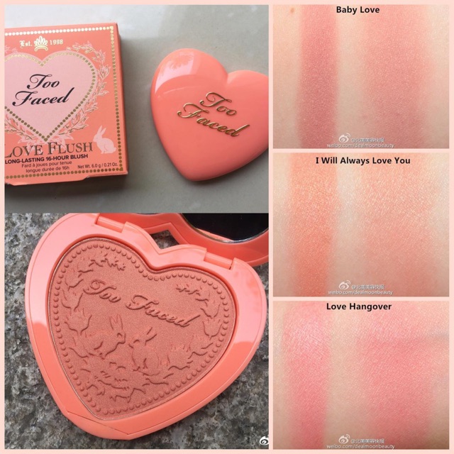 Má Hồng Too Faced Love Flush - Phấn Má | Thefaceholic.Com