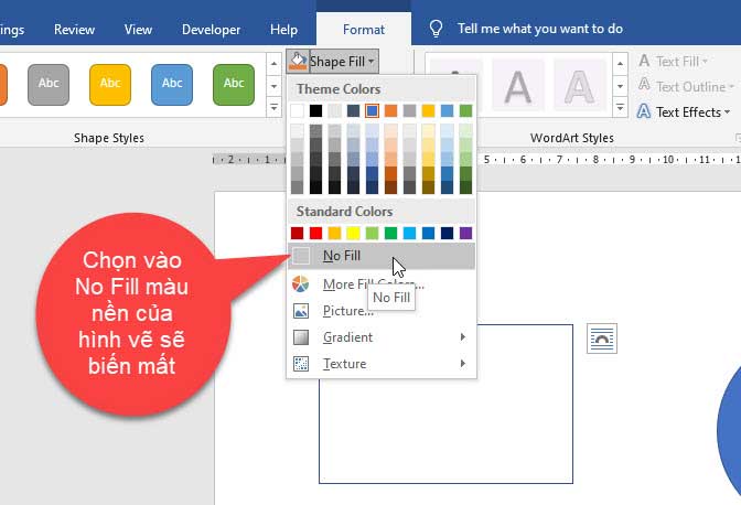 Cách Tô Màu Hình Vẽ Và Đường Viền Trong Word | Kiến Thức Tin Học