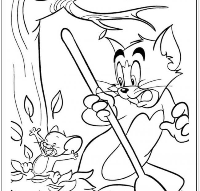 Chọn Lọc 10+ Tranh Tô Màu Tom Và Jerry Cực Dễ Thương Cho Bé