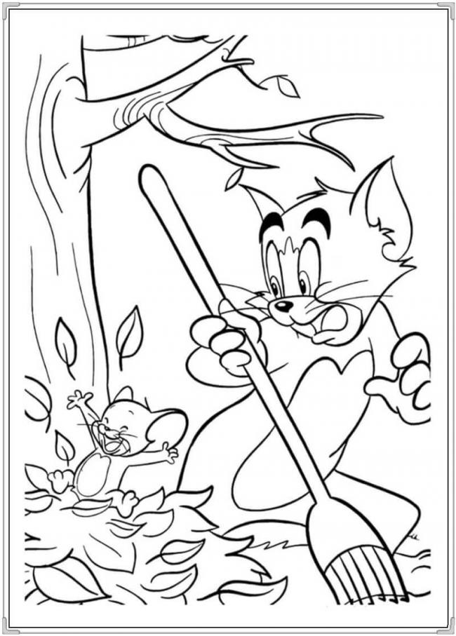 Chọn Lọc 10+ Tranh Tô Màu Tom Và Jerry Cực Dễ Thương Cho Bé
