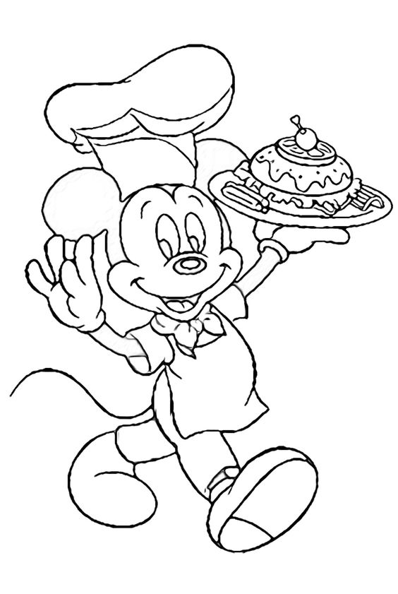 Tuyển Tập 30+ Mẫu Tranh Tô Màu Chuột Mickey Siêu Cấp Dễ Thương Cho Bé
