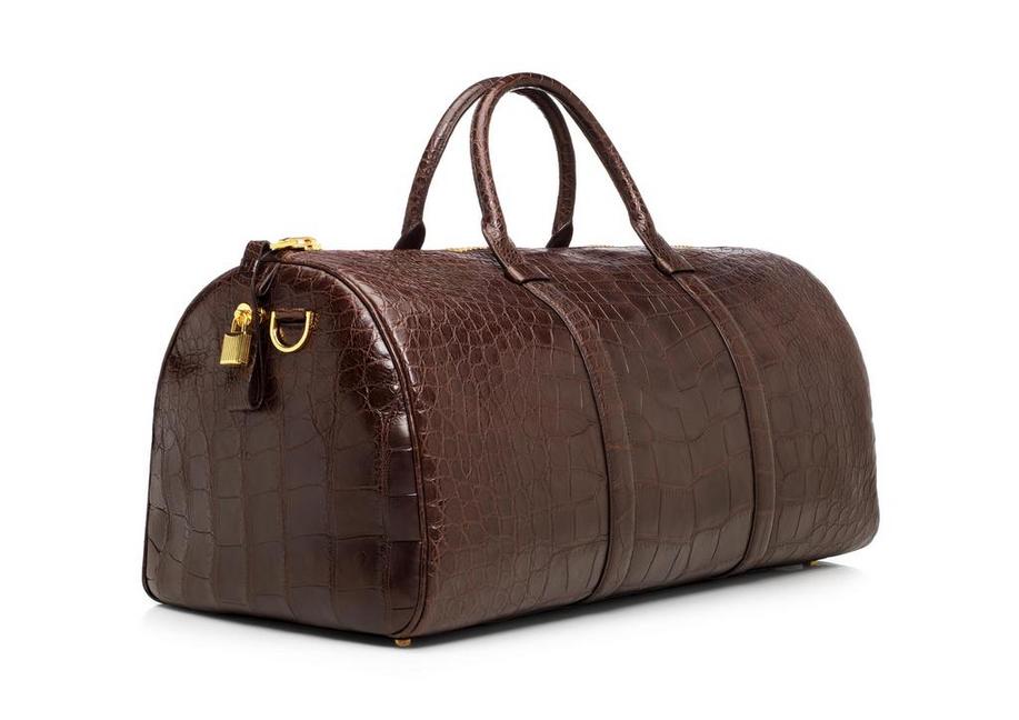 Tom Ford Buckley Alligator Duffle | Tomford.Com