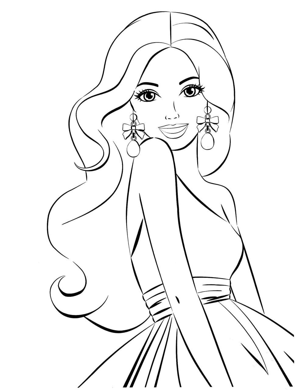 Chi Tiết Hơn 53 Về Búp Bê Barbie Tô Màu - Cdgdbentre.Edu.Vn