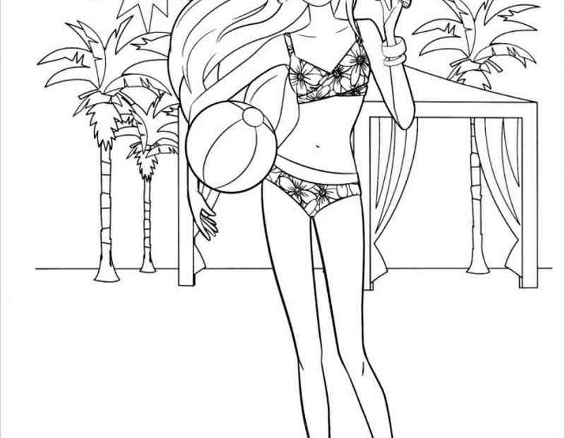 In Tranh Tô Màu Barbie Cho Bé 5 Tuổi Khéo Tay Và Nhanh Mắt