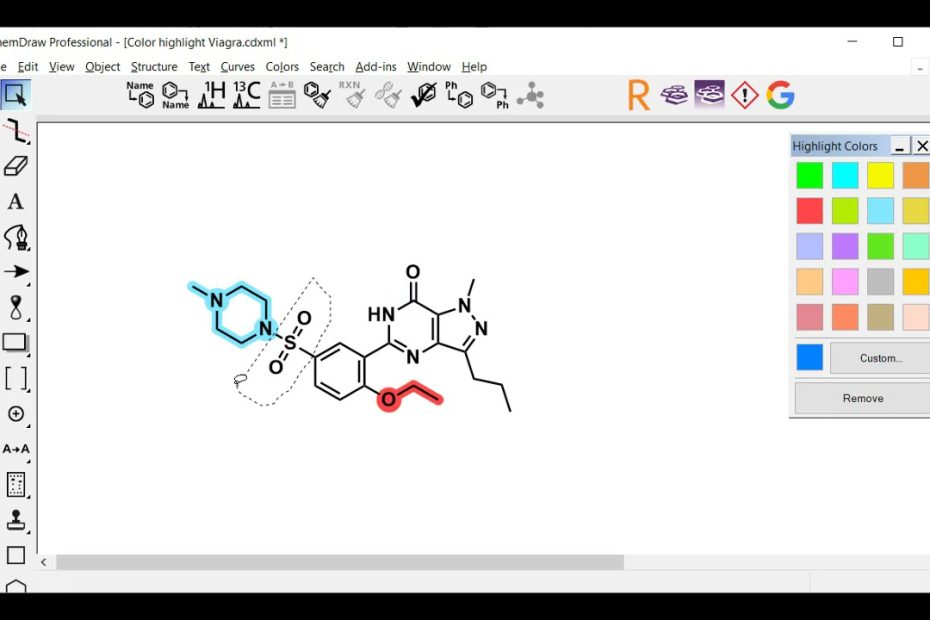 Chemdraw | Color & Highlights | Perkinelmer Informatics - Youtube