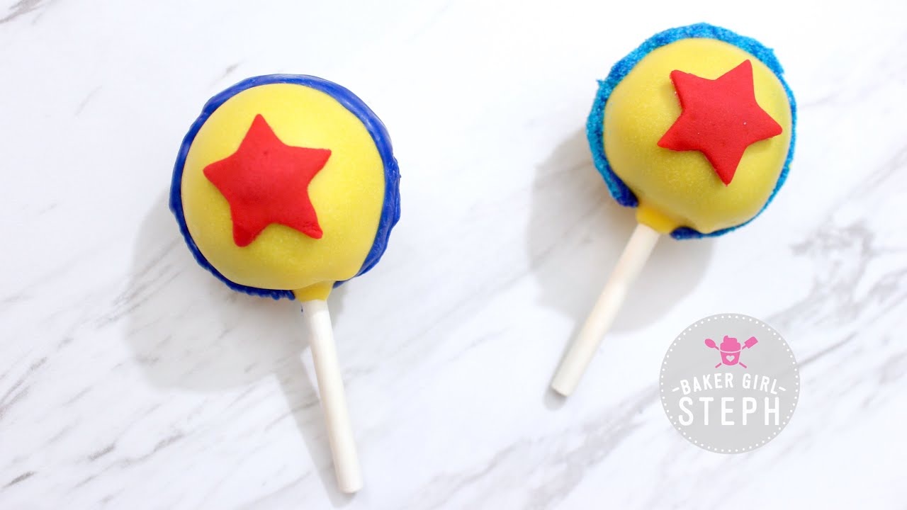 Pixar Ball Cake Pop || Luxo Cake Pop || Pixar Fest Inspired Recipe - Youtube