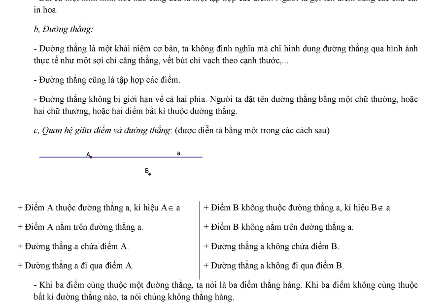 Tổng Hợp Kiến Thức Cơ Bản Hình Học Lớp 6