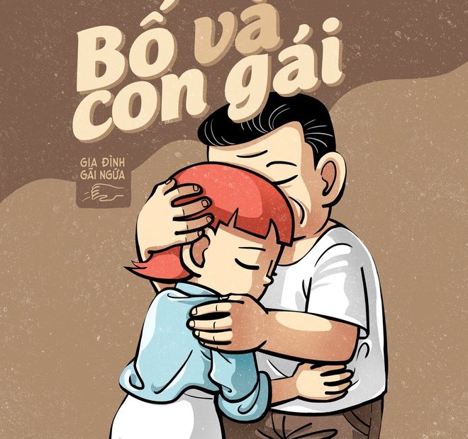 Cay Mắt Với Bộ Truyện Tranh Về Tình Cảm Của Bố Và Con Gái