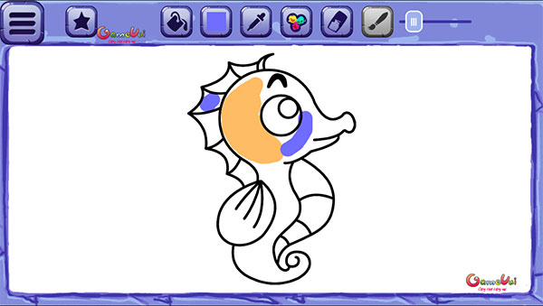 Game Tập Tô Màu Online - Coloring Book For Kids - Game Vui
