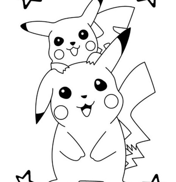 50 Mẫu Tranh Tô Màu Pikachu Đẹp, Dễ Thương Mới Nhất Cho Bé Tập Tô