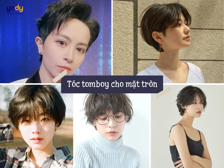 Điểm Danh 20+ Kiểu Tóc Tomboy Cho Mặt Tròn Trendy Nhất 2023