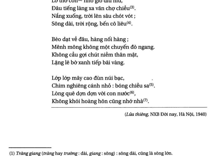 Sgk Ngữ Văn 11 - Tràng Giang