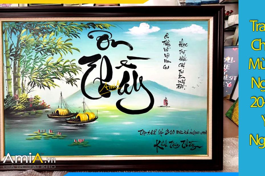 15+ Tranh Chúc Mừng 20/11 Thầy Cô, Nhà Trường Đẹp Ý Nghĩa