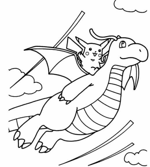 Tranh Tô Màu Pokemon Đáng Yêu Cho Bé Thỏa Sức Sáng Tạo - Trường Tiểu Học  Thủ Lệ
