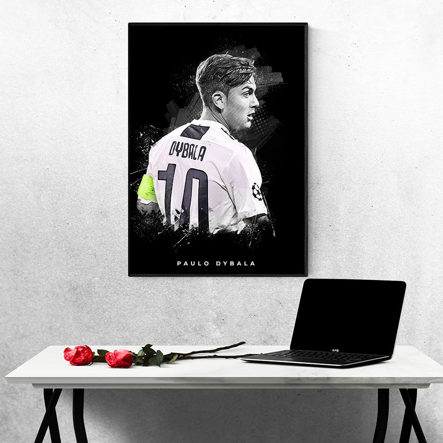 Tranh Treo Tường Cầu Thủ Bóng Đá Paulo Dybala Tranh Treo Tường Cầu Thủ Bóng Đá Paulo Dybala