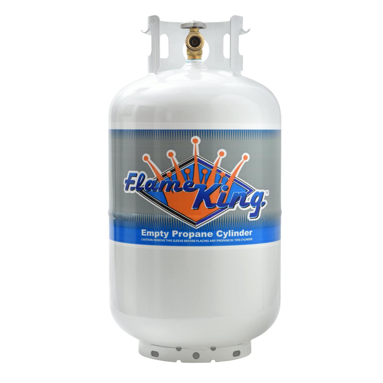 Flame King 30 lb LP Cylinder Propane Tank with Type 1 Overfill Protection Device Valve (Ships Empty) - Walmart.com Flame King 30 Lb Lp Cylinder Propane Tank With Type 1 Overfill Protection Device Valve (Ships Empty) - Walmart.Com