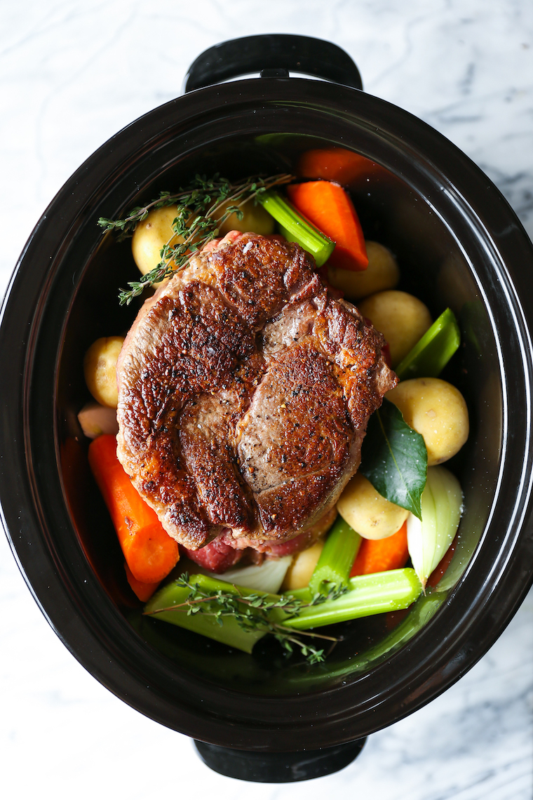 Slow Cooker Pot Roast Recipe - Damn Delicious Slow Cooker Pot Roast Recipe - Damn Delicious
