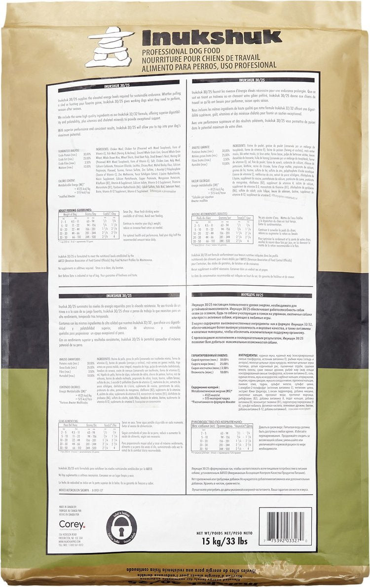 Inukshuk Pro Dog Food - 30/25 – vomkeleran Inukshuk Pro Dog Food - 30/25 – Vomkeleran