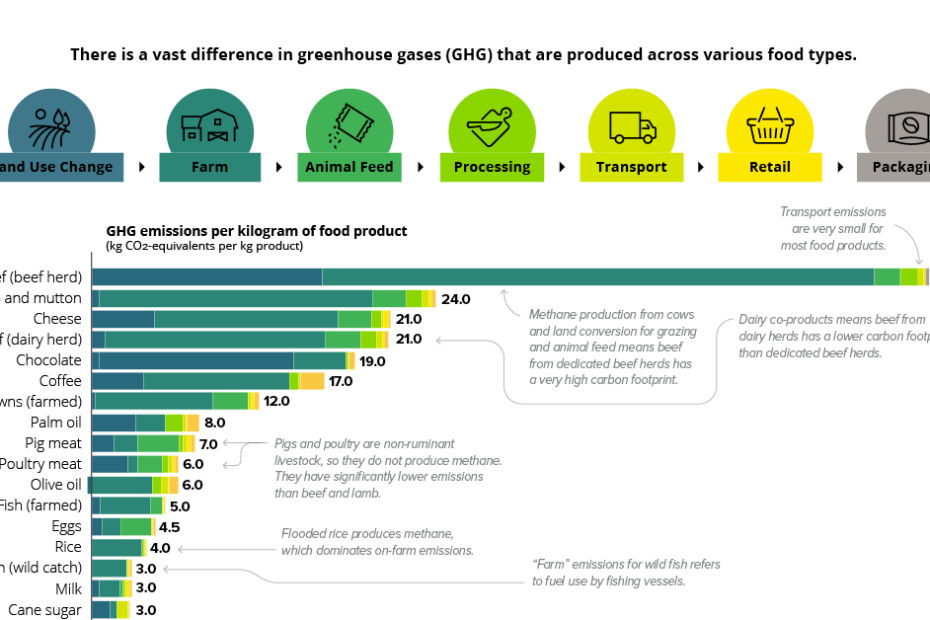 Chart: The Carbon Footprint Of The Food Supply Chain