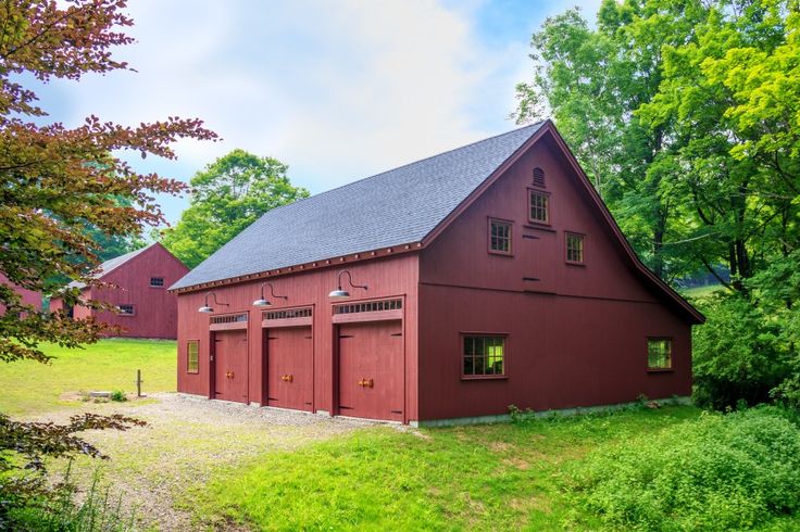A New Barn In An Old Historic District: The Barn Yard & Great Country  Garages | Barn Garage, Garage Exterior, House Plans Farmhouse