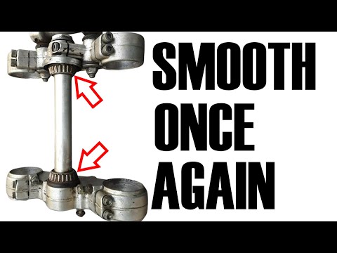 How To Replace Motorcycle Steering Bearings Without Special Tools - Youtube