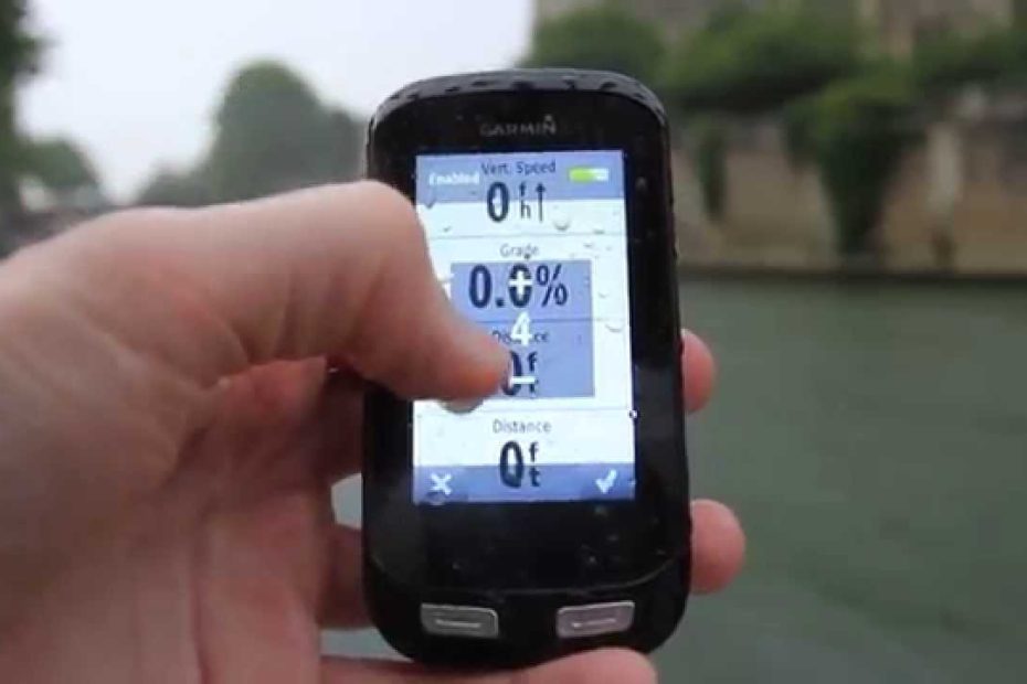 Garmin Edge 1000 Touch Screen In The Rain - Youtube
