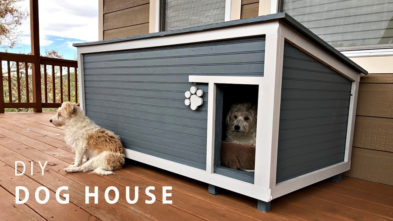 DIY Insulated Dog House Build - YouTube Diy Insulated Dog House Build - Youtube