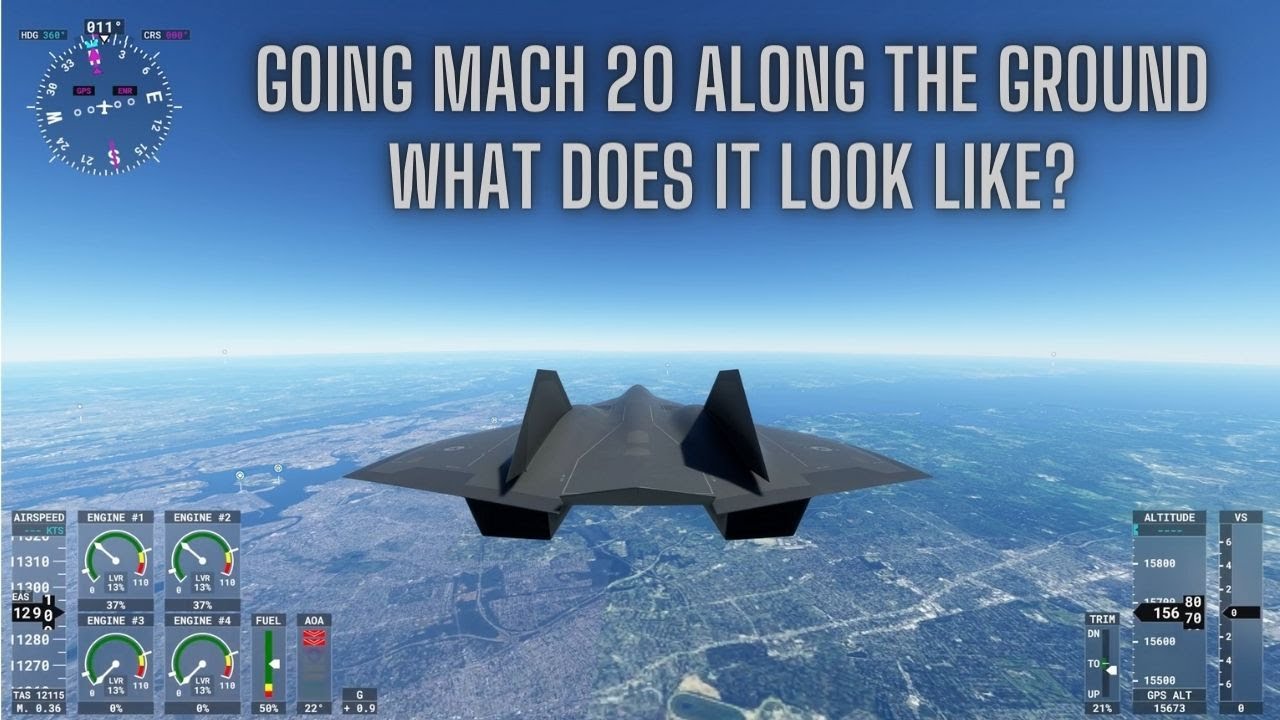 MSFS - What Does Flying Mach 20 Look Like on the Ground in the Top Gun Maverick Darkstar - YouTube Msfs - What Does Flying Mach 20 Look Like On The Ground In The Top Gun Maverick Darkstar - Youtube