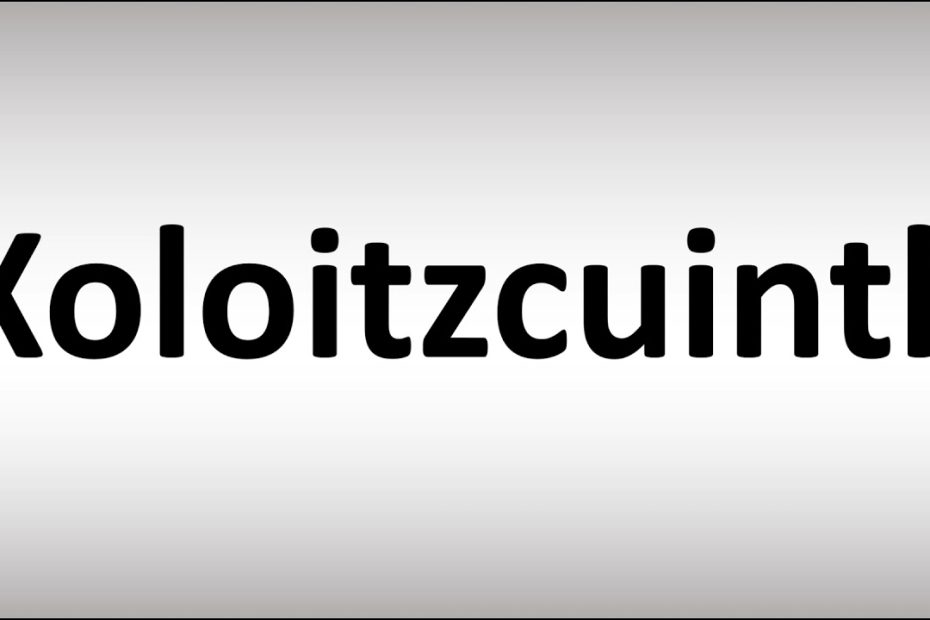 How To Pronounce Xoloitzcuintli - Youtube
