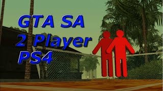 How To Play 2 Player On Gta Sa On Ps4 - Youtube