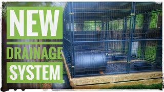 Our Newest Outdoor Dog Kennel Setup Design With A Waste Drainage System |  Louisville, Kentucy - Youtube