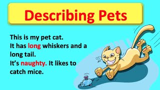 Using Adjectives to describe pets 😸 | Easy English Grammar - YouTube Using Adjectives To Describe Pets 😸 | Easy English Grammar - Youtube
