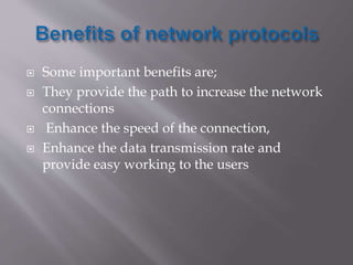 Network protocals | PPT Network Protocals | Ppt