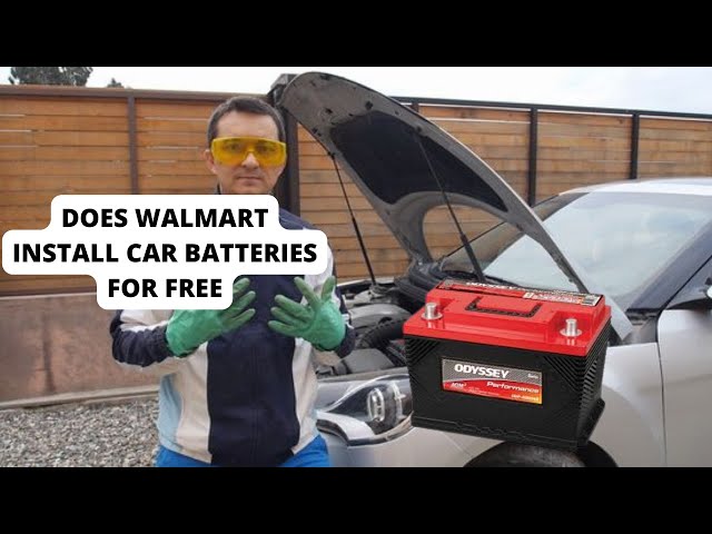 Walmart Batteries Install & Charging(Does Walmart Install Car Batteries For  Free) - Youtube