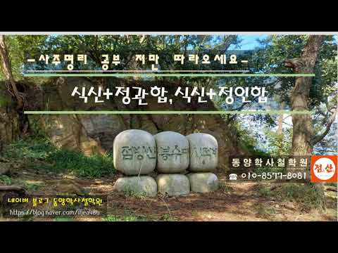식신+정관합,식신+정인합